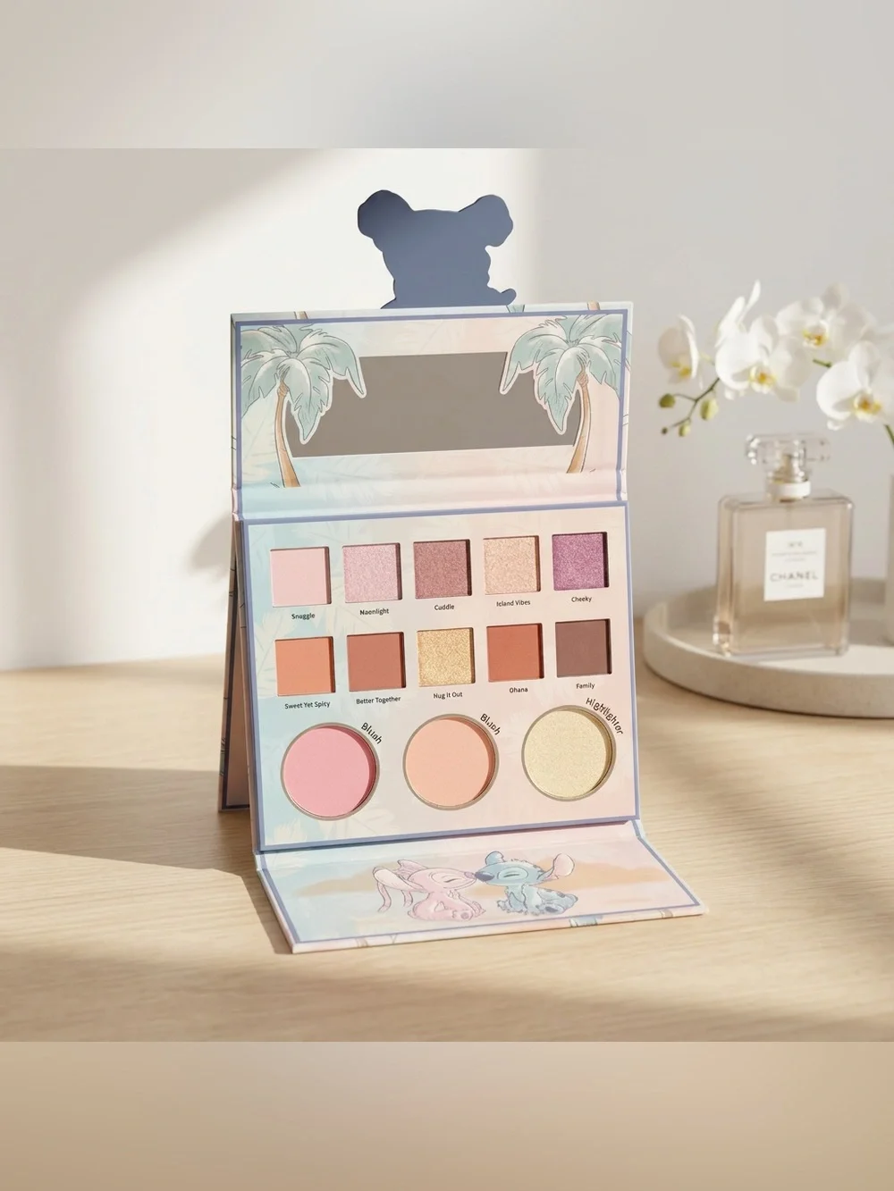 Disney Stitch Eyeshadow & Complexion Palette NWT Makeup Set